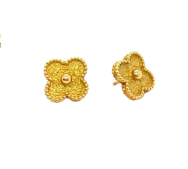 Vintage Van Cleef & Arpels Single Motif Earrings