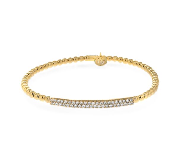 Hulci Belluni 18k Gold Stretch Bracelet