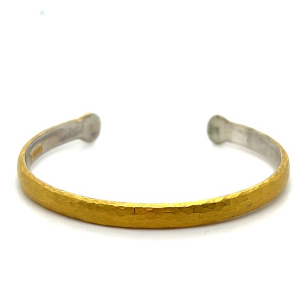 24k Fusion Gold Single Stockholm Cuff Bracelet