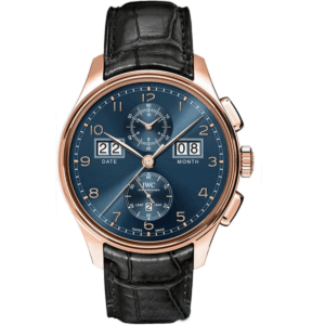 Pre-owned 18k rose gold IWC Portugeiser 75th Anniversary Limited Edition
