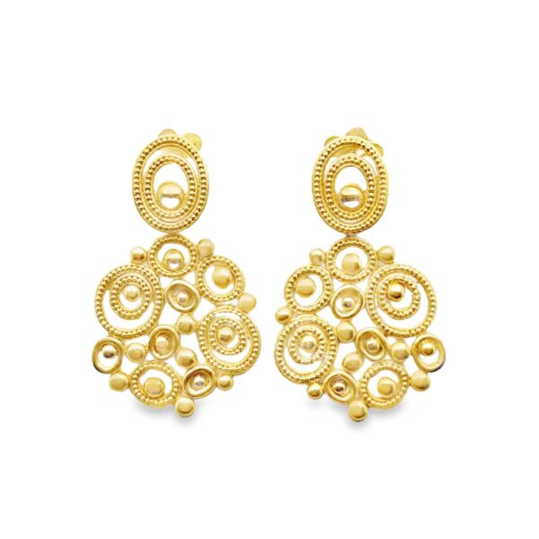 Dune" Stud Dangle Earrings