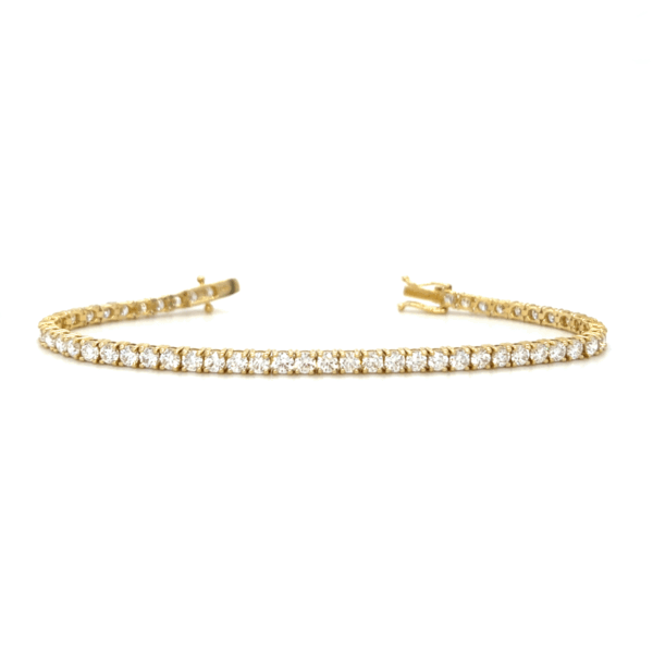 6.50cttw yellow gold Diamond Tennis Bracelet