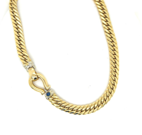 18K Yellow Gold Link Chain Necklace