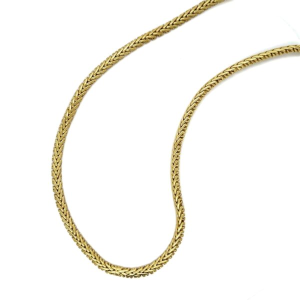 18K Yellow Gold 3.5mm Foxtail Chain